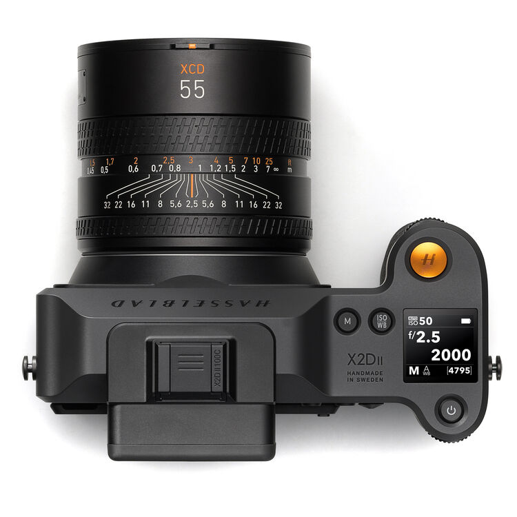 A product shot of the Hasselblad X2D II 100C camera on a white background.