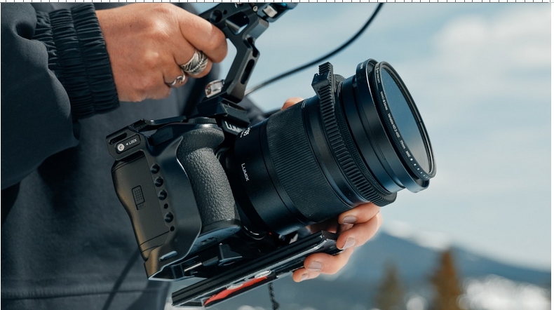 Product image of a Lumix camera used for videography