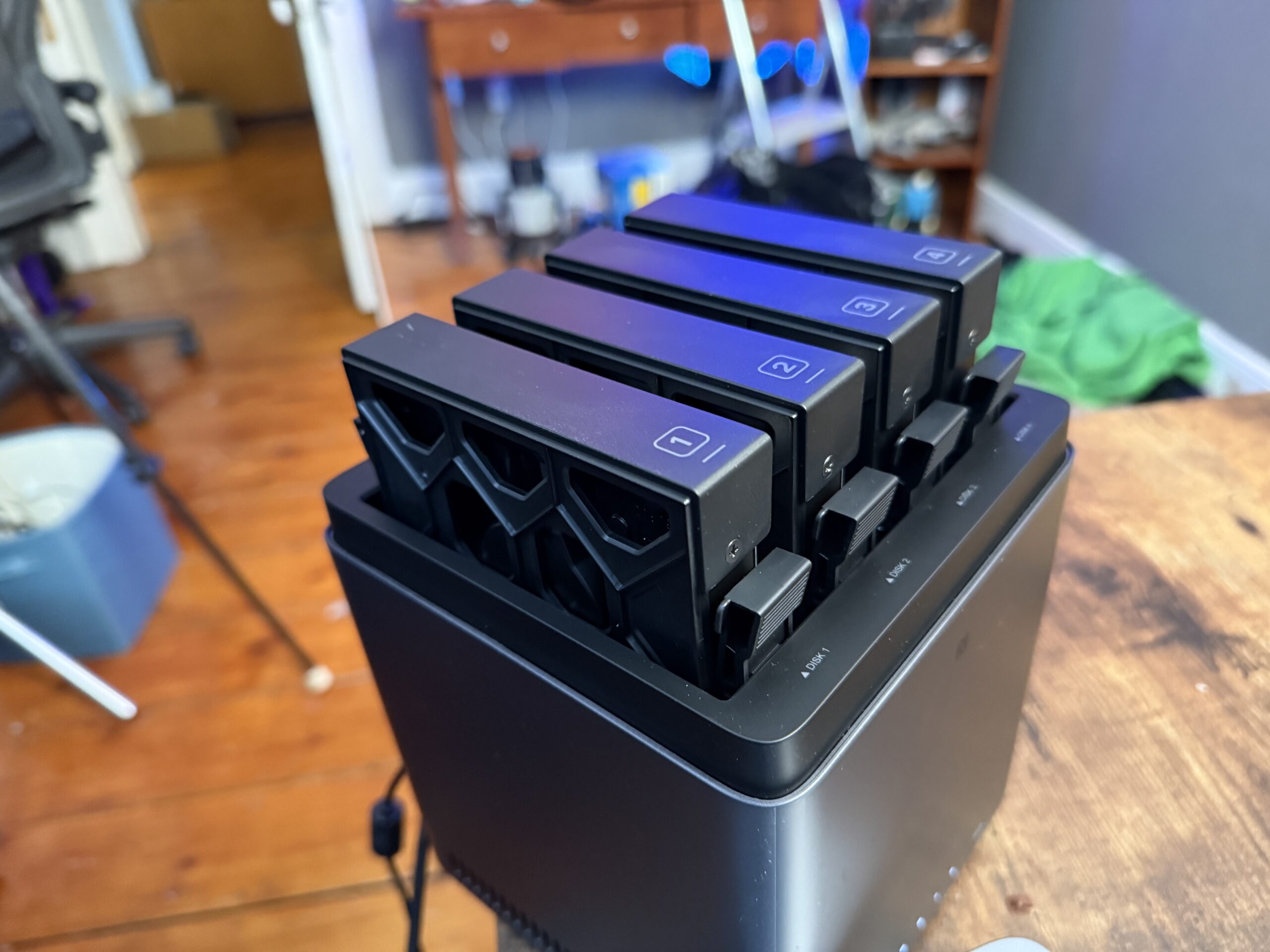 The UGREEN DH3400 Plus on a table