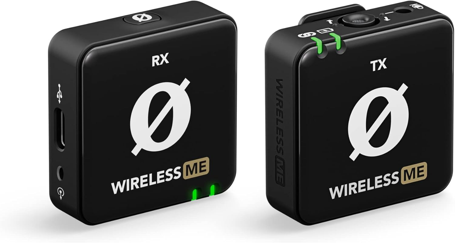 Product image of two Rode Wireless Me wireless systems side by side