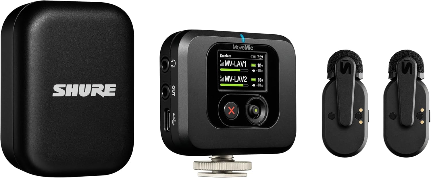 Shure MoveMic Wireless Pro’s image with white background